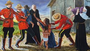 • The museum director, who represents Canada, continuously attempts to remove the totem pole which symbolizes the Indigenous 