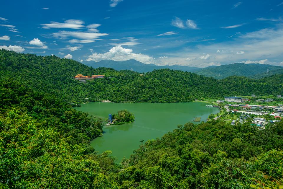 梅花湖空拍照