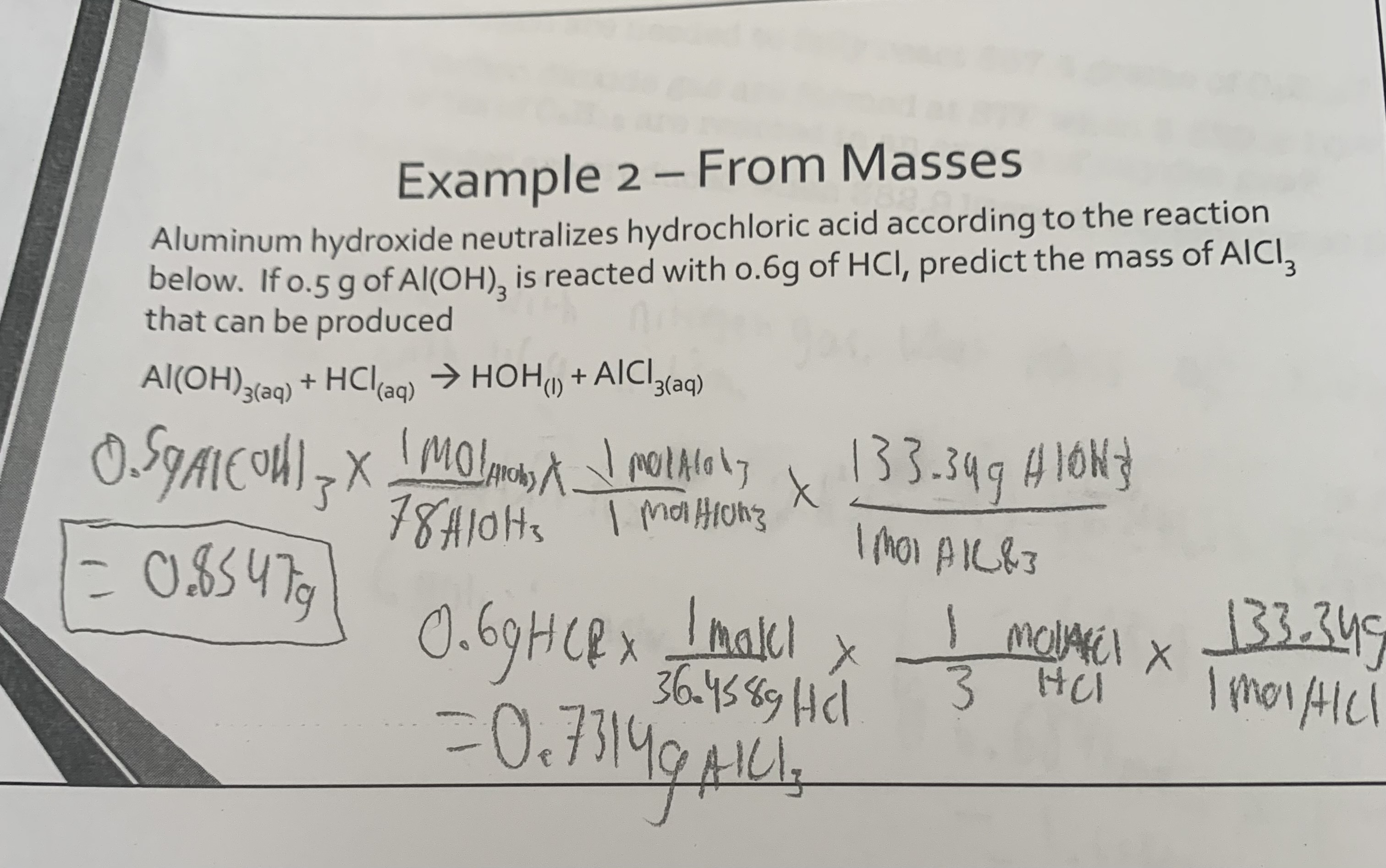 Example problem