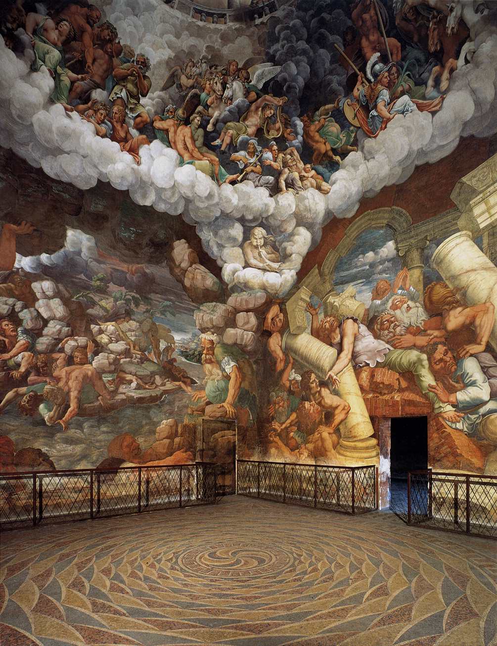 LA SALA DEI GIGANTI NEL PALAZZO TE