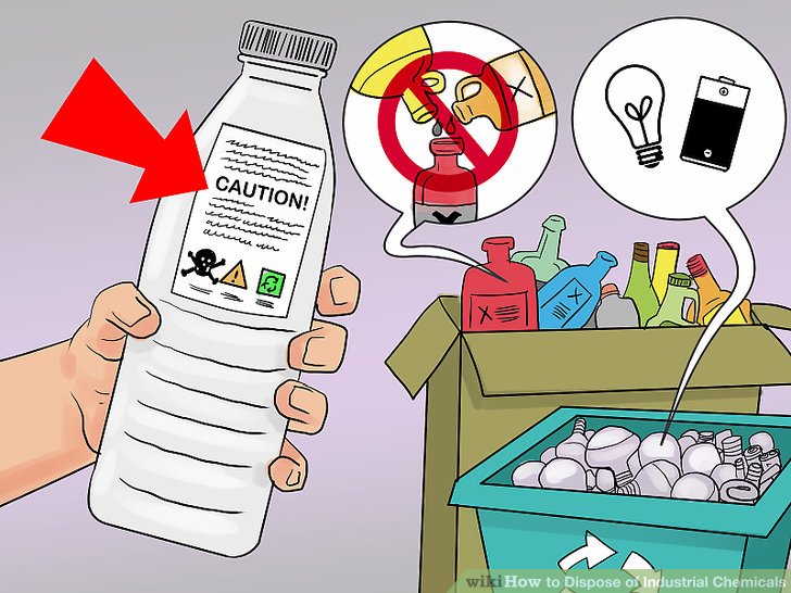3. Dispose of hazardous chemicals properly.