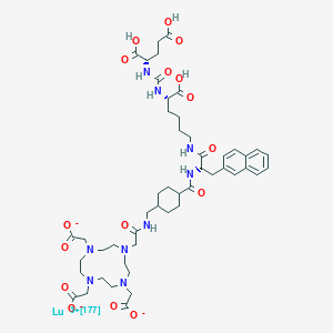 PSMA-617 complexed with radionucleotide Lu-177