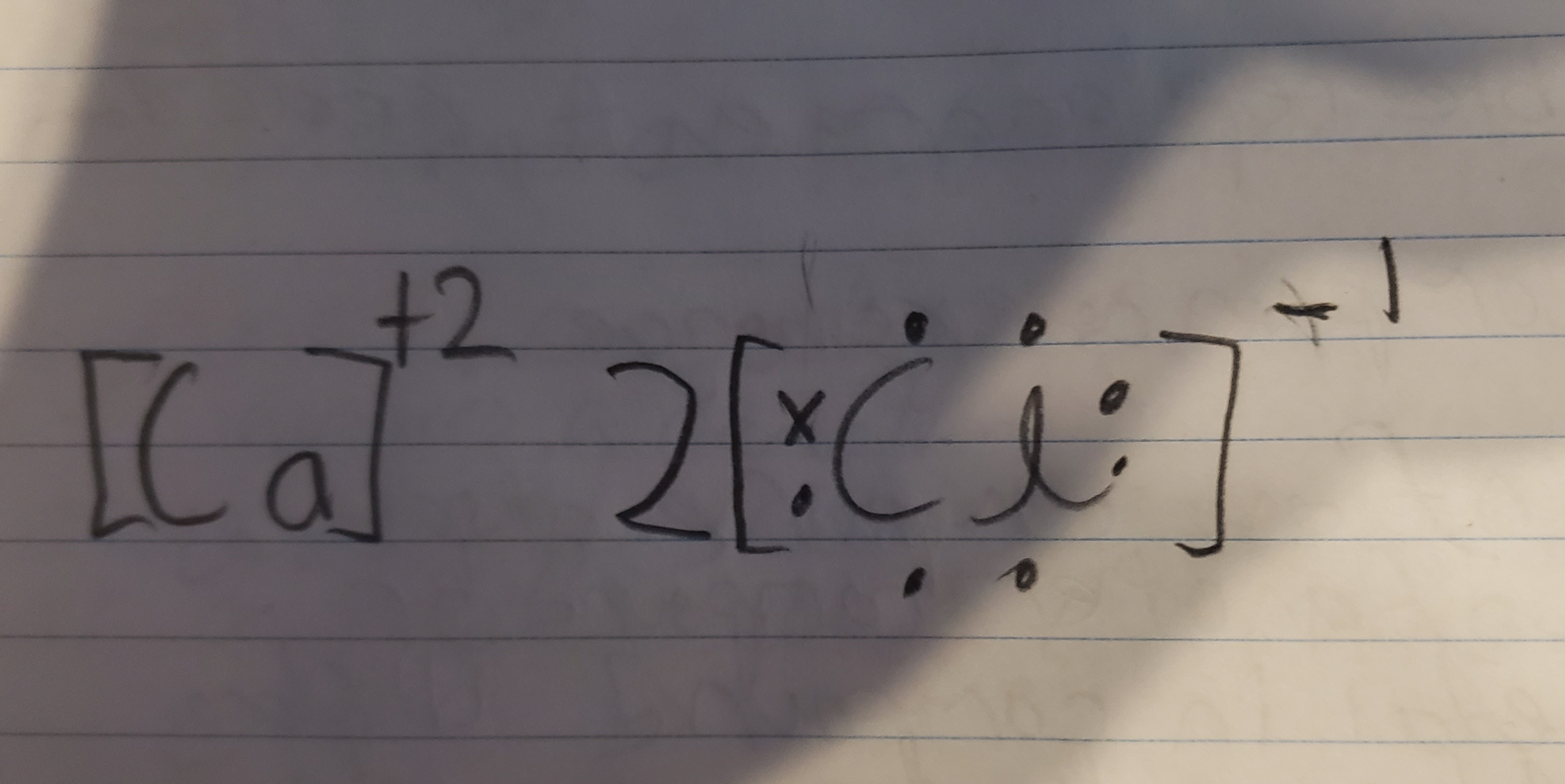 Lewis dot diagram of Sodium and Chlorine Ions (Full valence orbits)