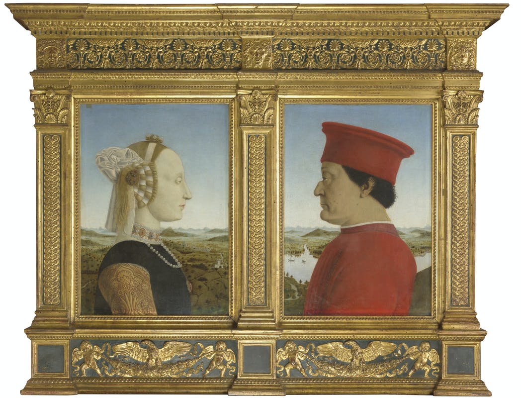RITRATTO DI FEDERICO DA MONTEFELTRO E BATTISTA SFORZA