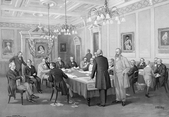 This conference happened on December 4th, 1864 (till February 1867)