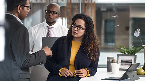 It functions with three main principles: prevention, detection, and remediation. Through SBC and policies/training, Microsoft