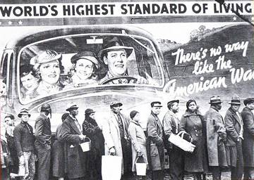 Economic shift took place as the economy transitioned from wartime production to peacetime production. This made the roaring 