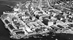 Etter 1950 flyttet mange
fra landet og til byer
og tettsteder