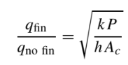 Fin effectiveness