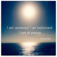 Peace and balance