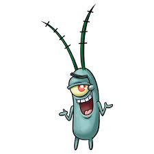 Plankton from Spongebob -->