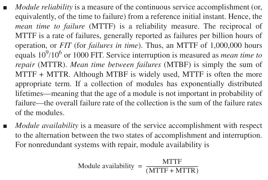 Definition from "Computer Architecture - A Quantitative Approach"