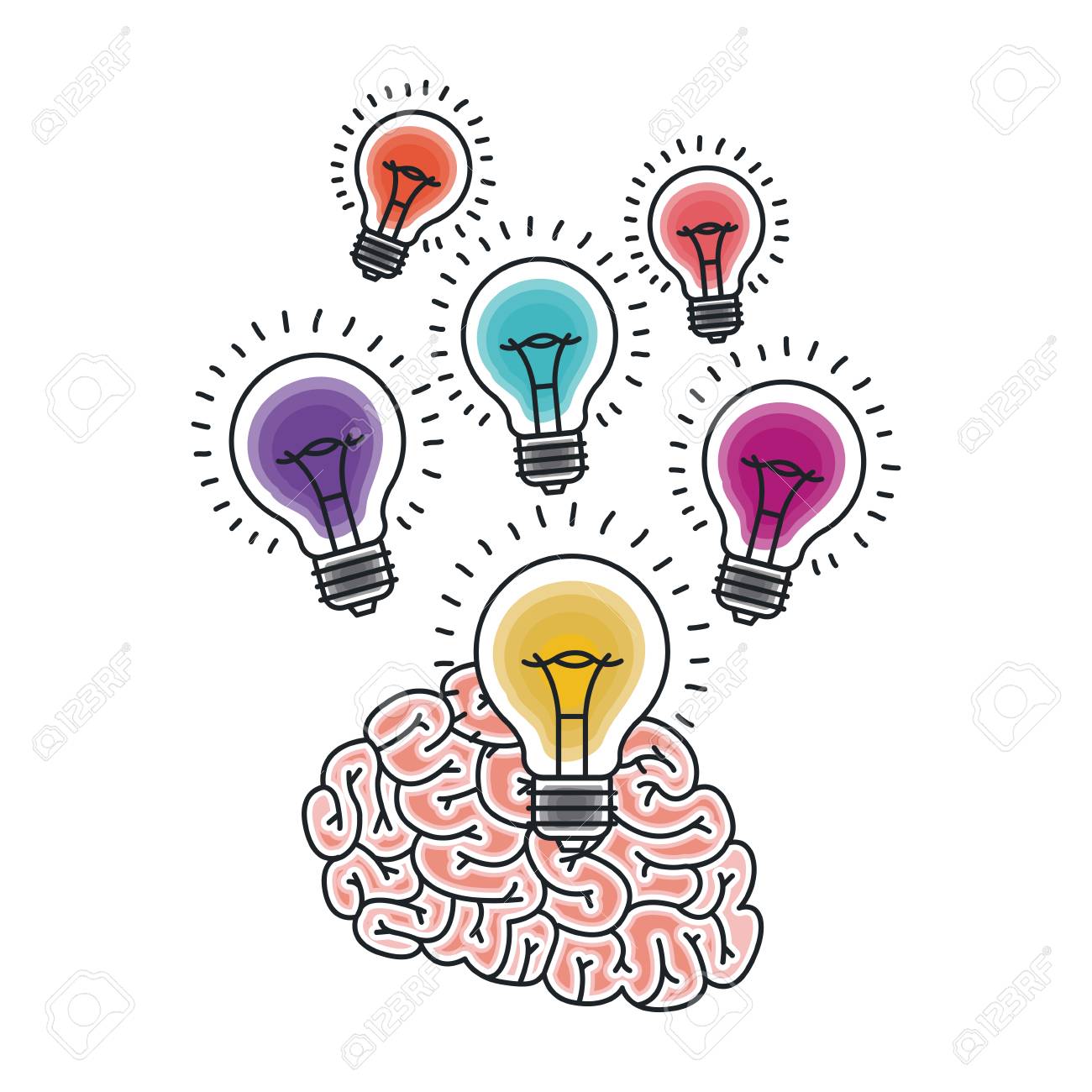 La persona construye y reproduce imágenes  y representaciones mentales.