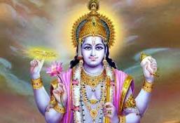 After Brahma created the world, it is the power of god Vishnu that preserves and transforms the world and human beings.