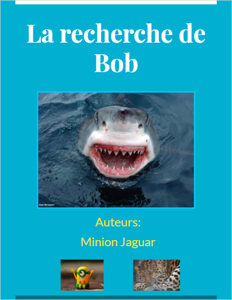 Livre interactif La recherche de Bob
