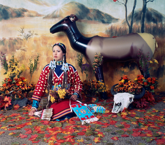 Wendy Red Star, Fall from The Four Seasons Series, 2006, Photograph.