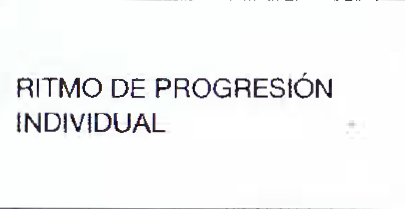 RITMO EN LA PROGRESIÓN