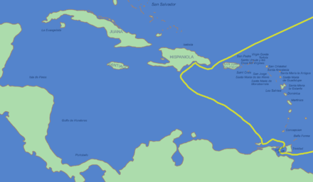 IV VIAGGIO 1502-1504 MARTINICA E COSTE DELL'AMERICA CENTRALE: HONDURAS, NICARAGUA,COSTA RICA,PANAMA,ISOLE CAYMAN (COLOMBO FU'