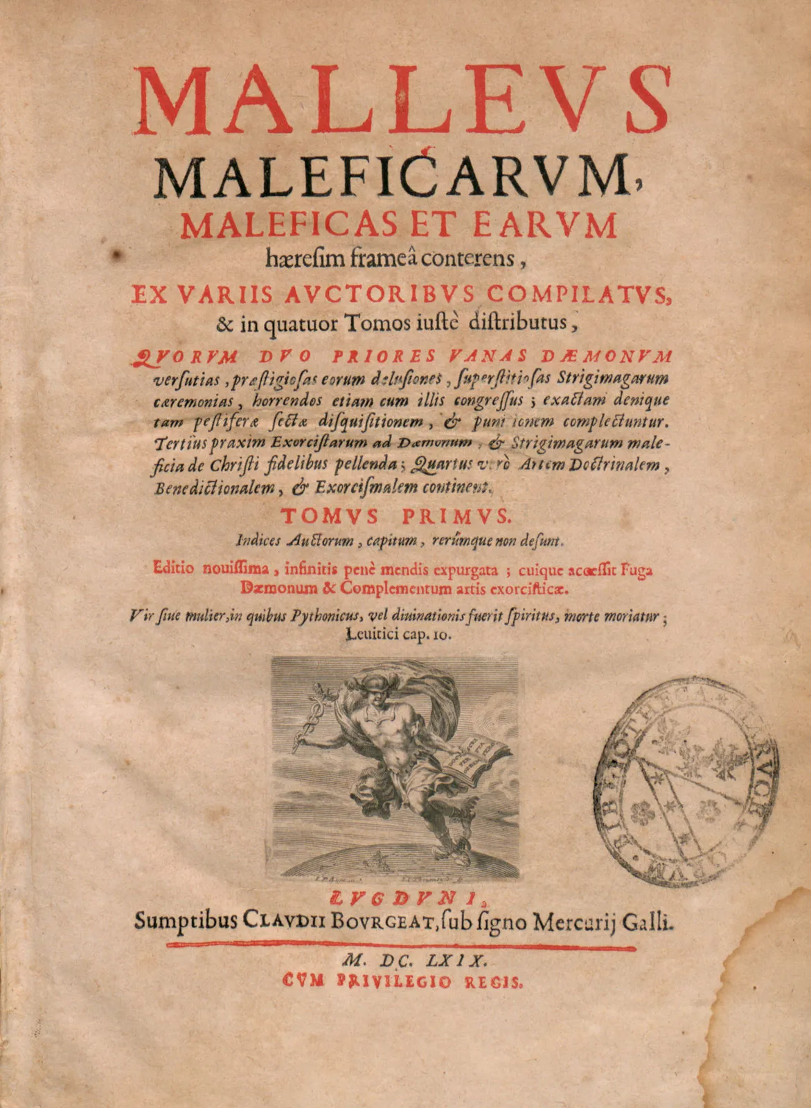 1. What Does It Look Like?                       The image above is what the original Malleus Maleficarum looks like. (Encycl