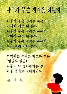 (동시) 나무가 무슨 생각을 하는지