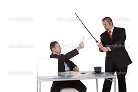 "The pen is mightier than the sword."

Trying to convince people with ideas and words is more effective than trying to force 