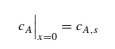 Surface Concentration is 
specificed