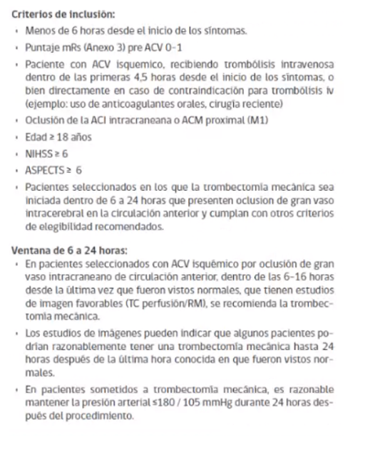 Criterios de inclusión