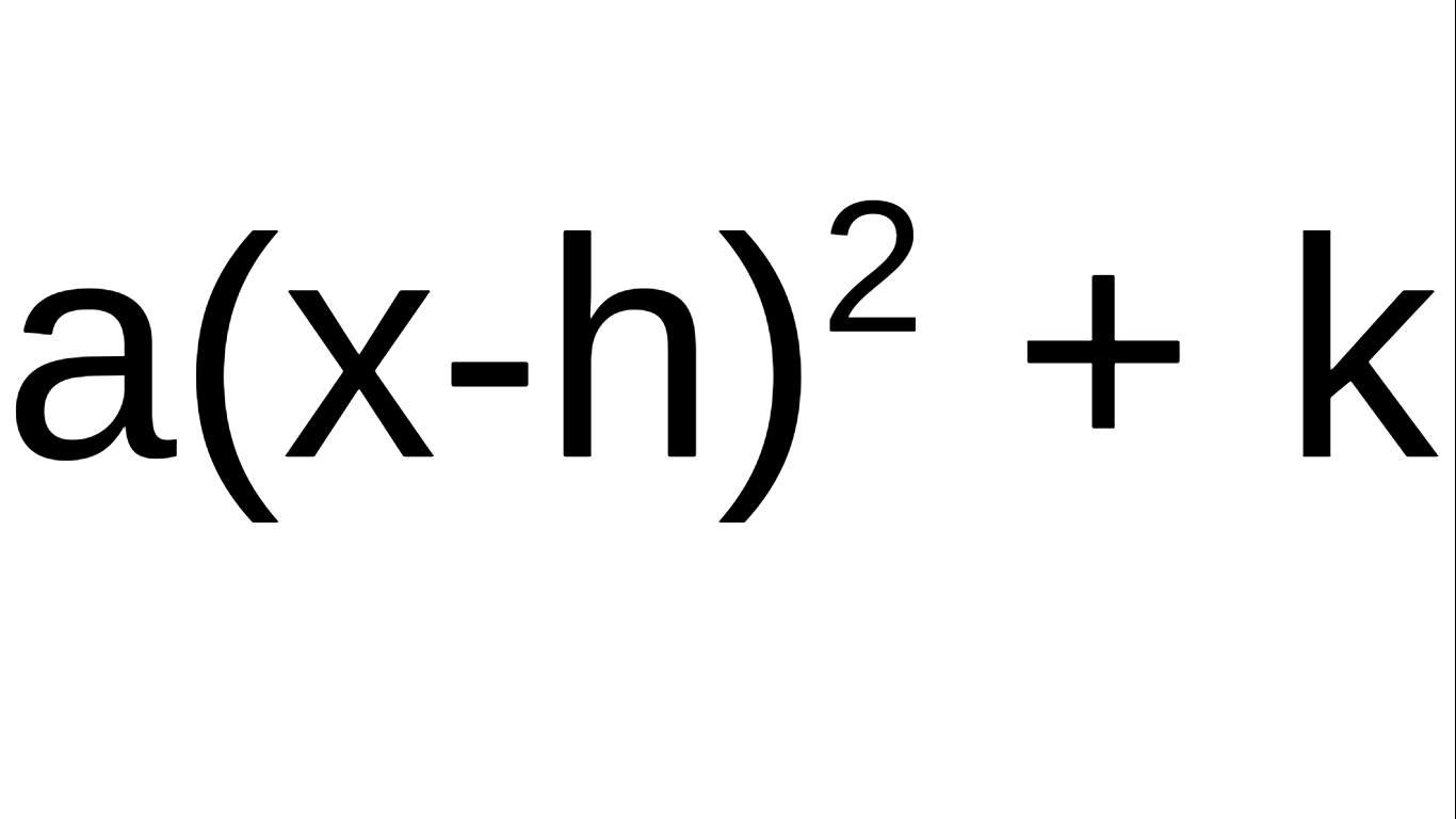 Vertex form