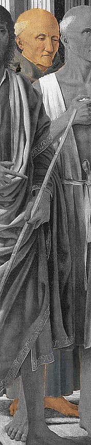 San Bernardino da Siena, un religioso e teologo. Fu amico di Federico da Montefeltro