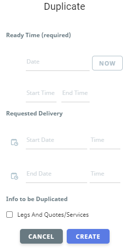duplicate order