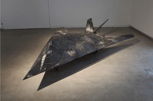 Brett Graham, Te Hokioi, 2008, MDF, fibreglass, steel, car lacquer