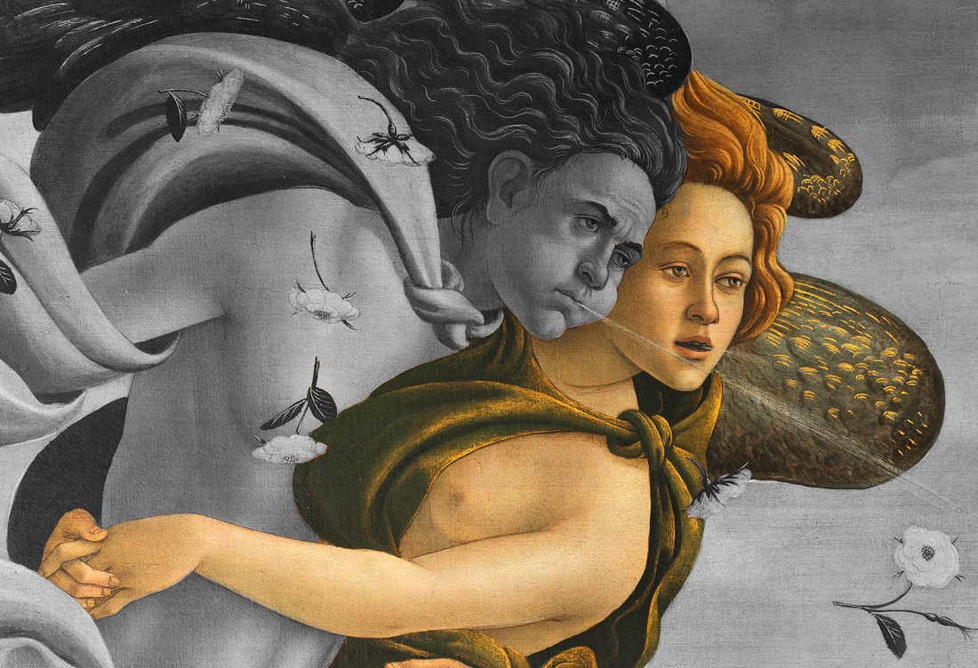 È molto giovane, è dotata di ali ed è impegnata anche lei a soffiare verso la protagonista, anche se il suo sforzo non può as