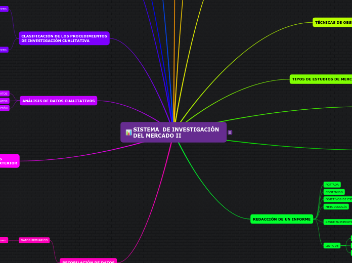 SISTEMA  DE INVESTIGACIÓN DEL MERCADO I...- Mapa Mental