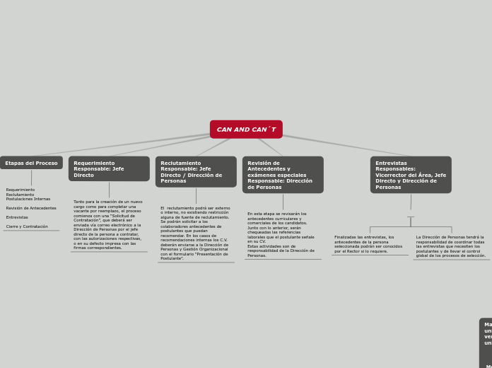 CAN AND CAN´T - Mapa Mental