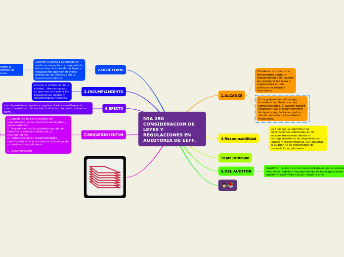 NIA 250 CONSIDERACION DE LEYES Y REGULA...- Mapa Mental