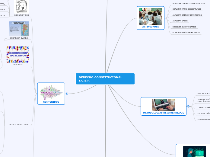 DERECHO CONSTITUCIONAL I.U.S.P. - Mapa Mental