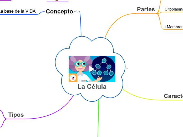 La Célula - Mapa Mental