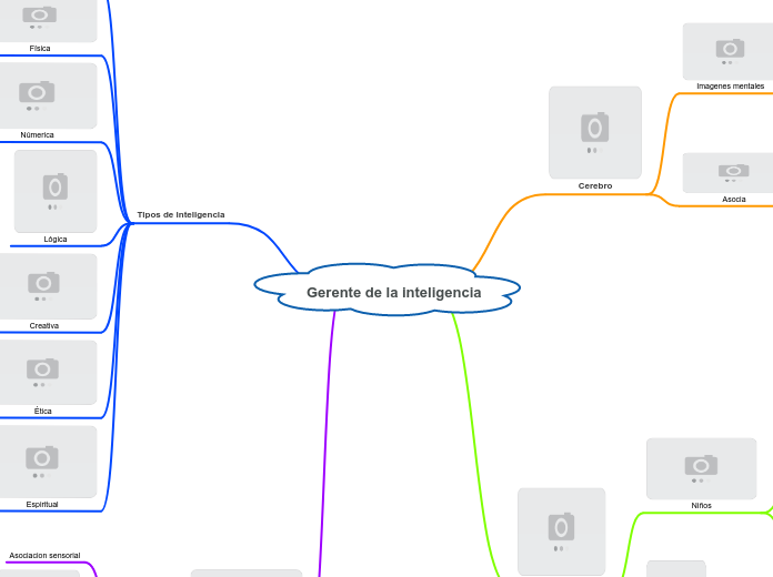 Gerente de la inteligencia - Mapa Mental