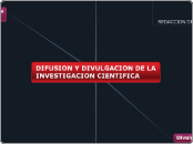 DIFUSION Y DIVULGACION DE LA INVESTIGAC...- Mapa Mental