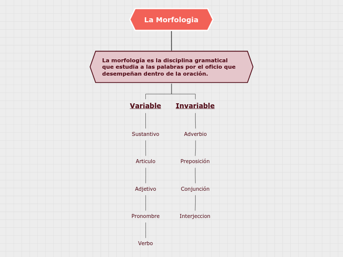 La Morfologia - Mapa Mental