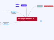 describe your experience in the school can...- Mind Map