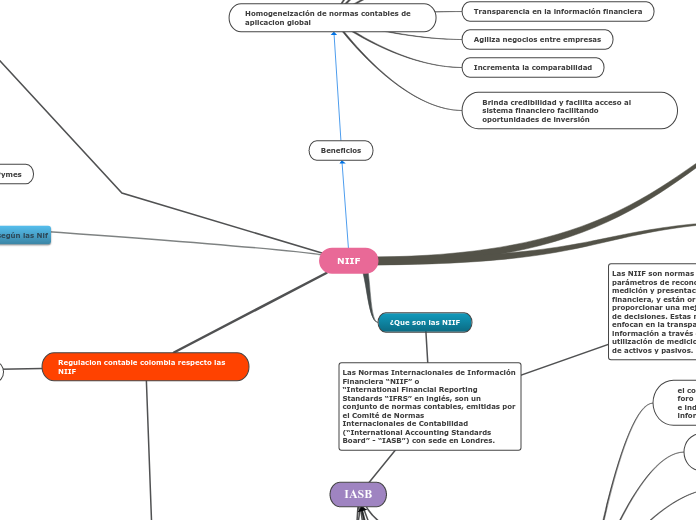 NIIF - Mapa Mental