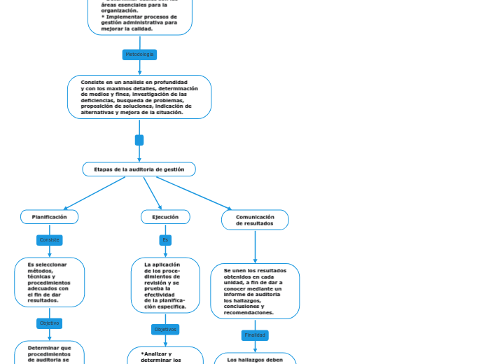 AUDITORIA DE GESTIÓN - Mapa Mental