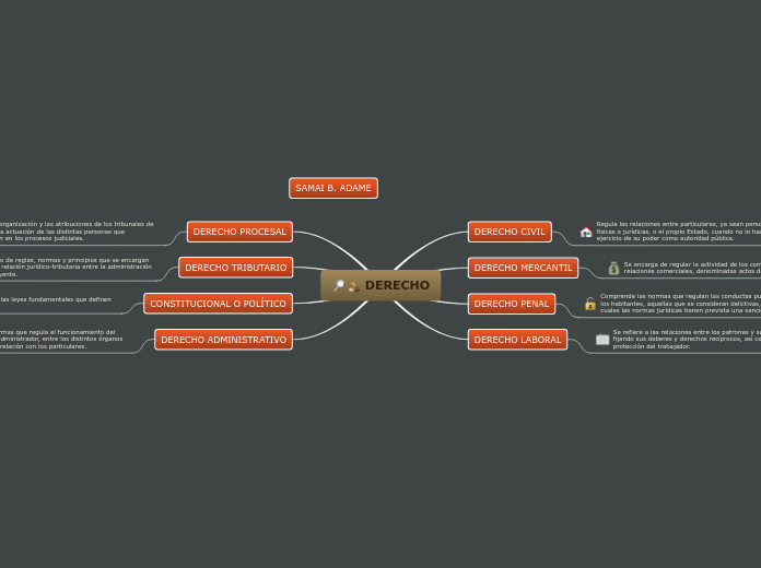 DERECHO - Mapa Mental