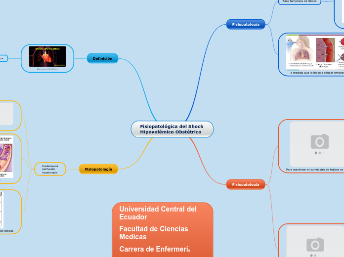 Fisiopatológica del Shock Hipovolémico ...- Mapa Mental