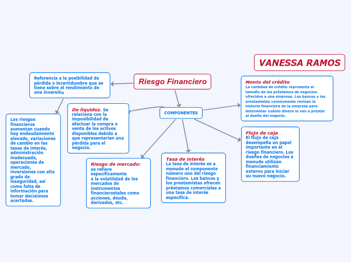 Riesgo Financiero - Mapa Mental