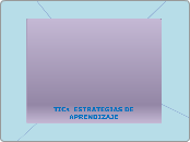 TICs  ESTRATEGIAS DE APRENDIZAJE - Mapa Mental