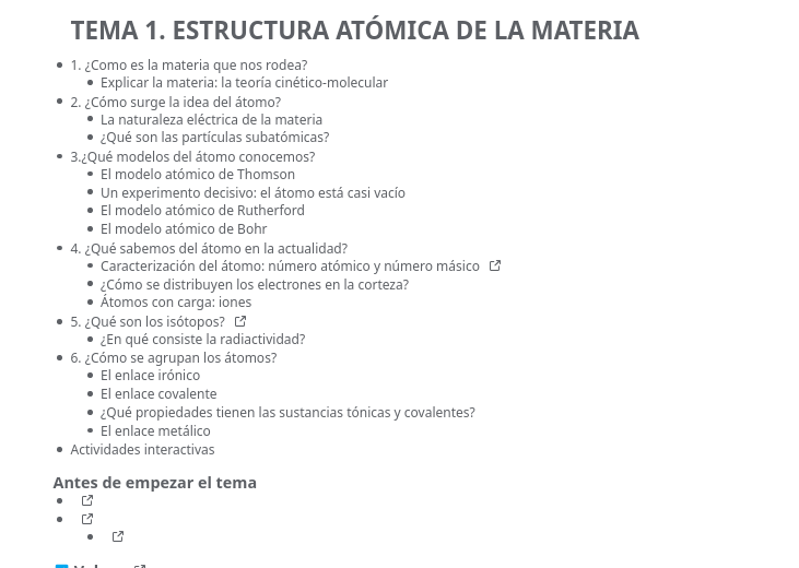 TEMA 1. ESTRUCTURA ATÓMICA DE LA MATERI...- Mapa Mental