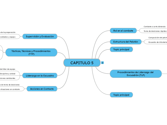 CAPITULO 5
 - Mapa Mental