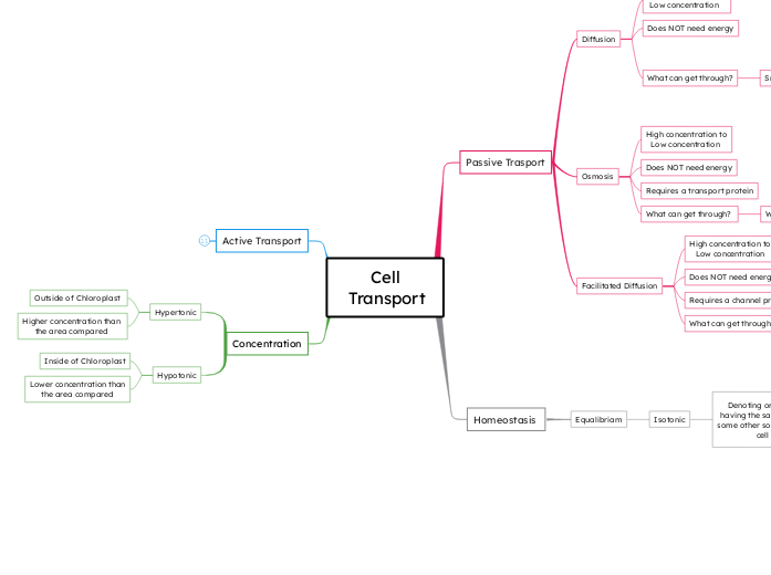 Cell
 Transport